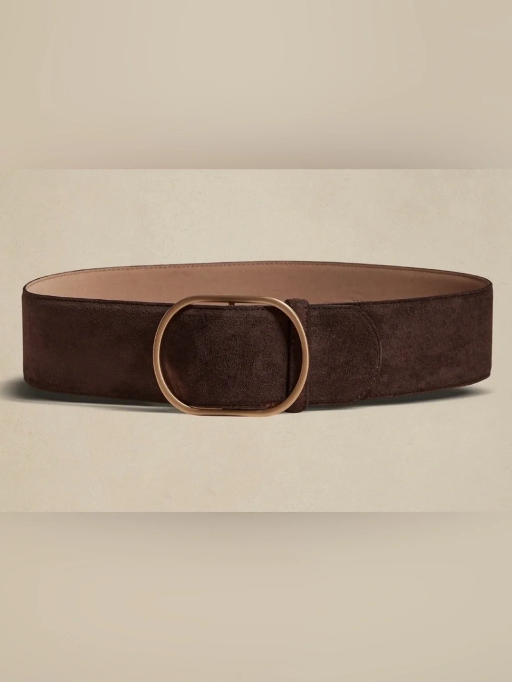 Banana Republic Women’s Wide Vegan Suede Belt in Size XS NWOTs in Espresso